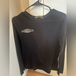 Harley Davidson long sleeve black shirt